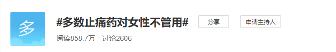 多数止疼药对女性不管用?难道以后吃药要分男女了吗?