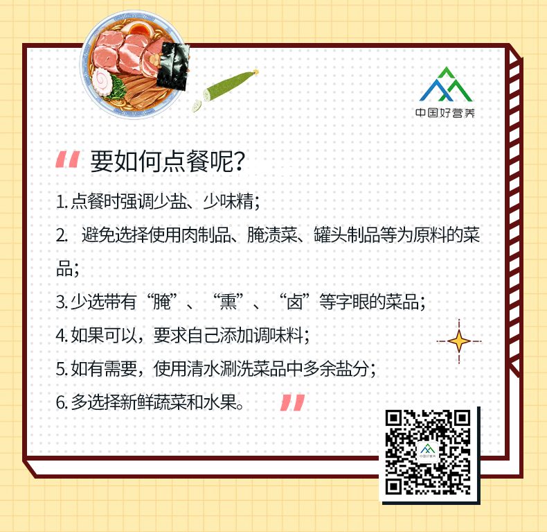 世界减盐周 | 在外就餐,要方便更要健康