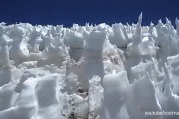看过冰雪奇缘吗?现实版的那种